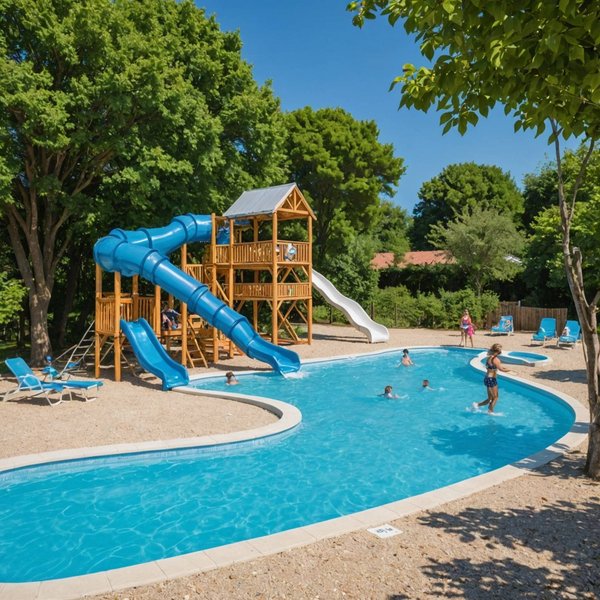 Top Camping en Vendée avec Piscine Couverte et Chauffée: Pataugeoire, Jacuzzi & Toboggan Aquatique pour Vacances Inoubliables!